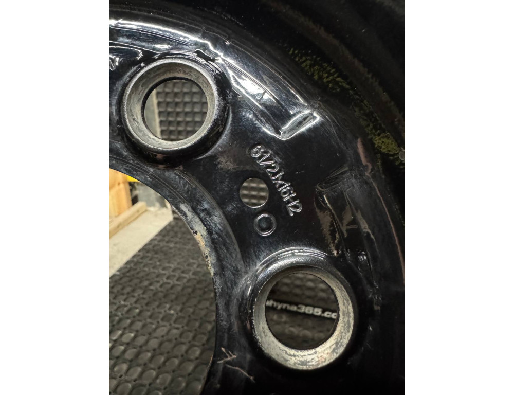 ДИСКИ СТАЛЕВІ БУ MERCEDES A9104011300 R16 6.5J PCD 6X130 ET62 DIA84.1 BK