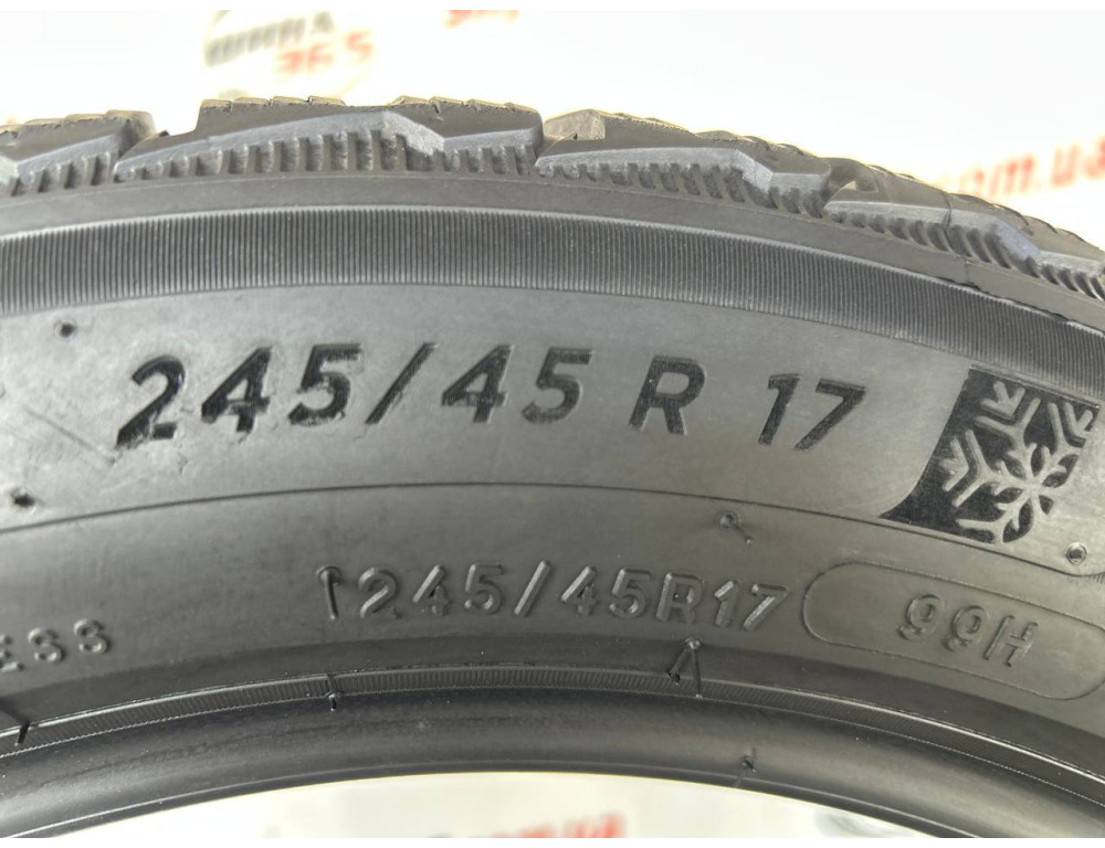 245/45 R17 MICHELIN PILOT ALPIN 5 6mm