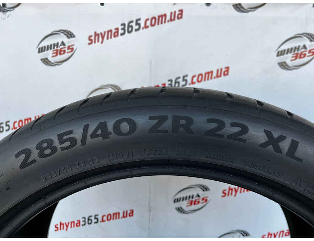 285/40 R22 CONTINENTAL SPORTCONTACT 7 6mm