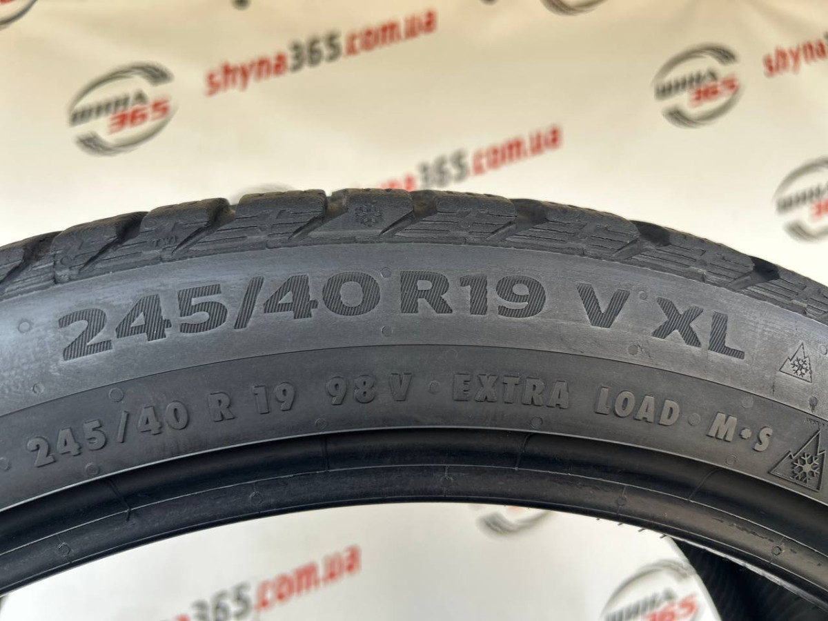 245/40 R19 CONTINENTAL WINTERCONTACT TS860S RUN FLAT 5mm