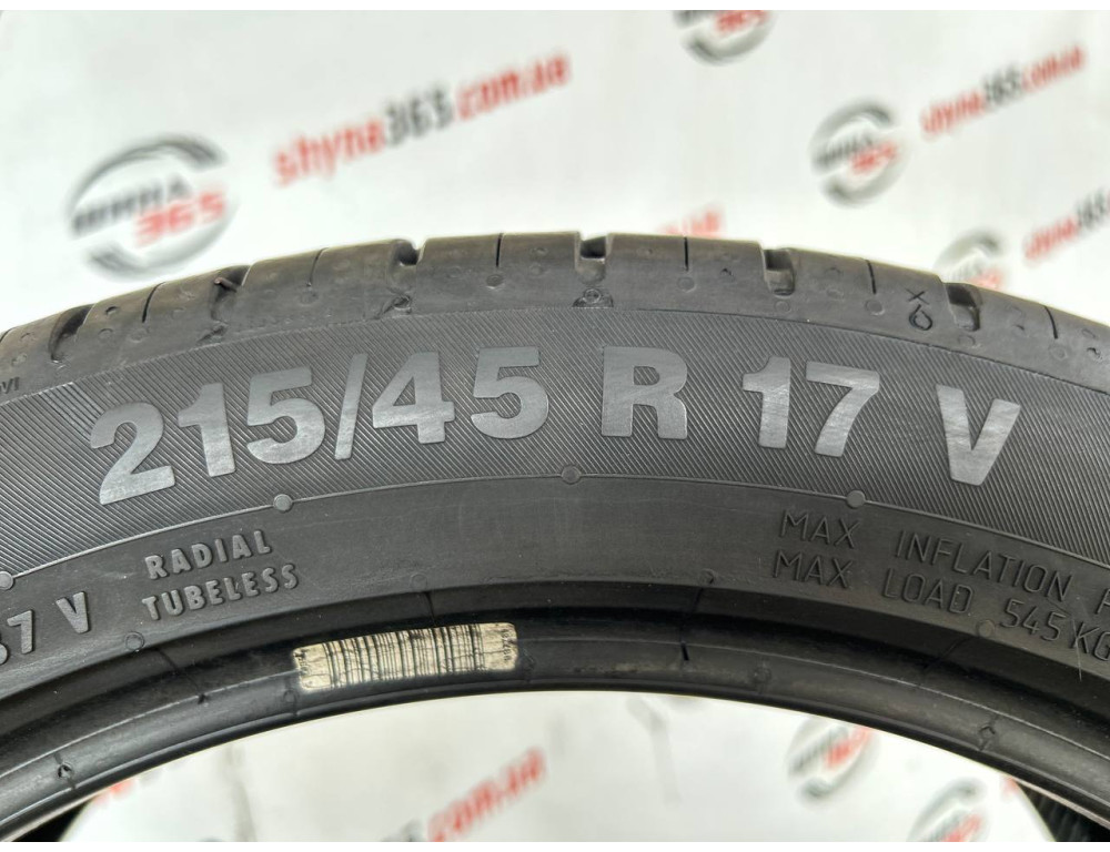 215/45 R17 CONTINENTAL CONTIECOCONTACT 5 7mm
