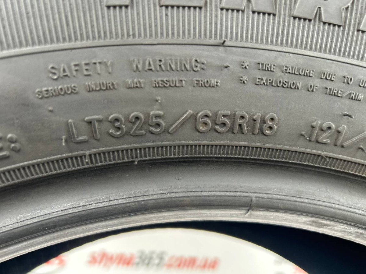 325/65 R18 GOODYEAR WRANGLER TERRITORY RT 9mm