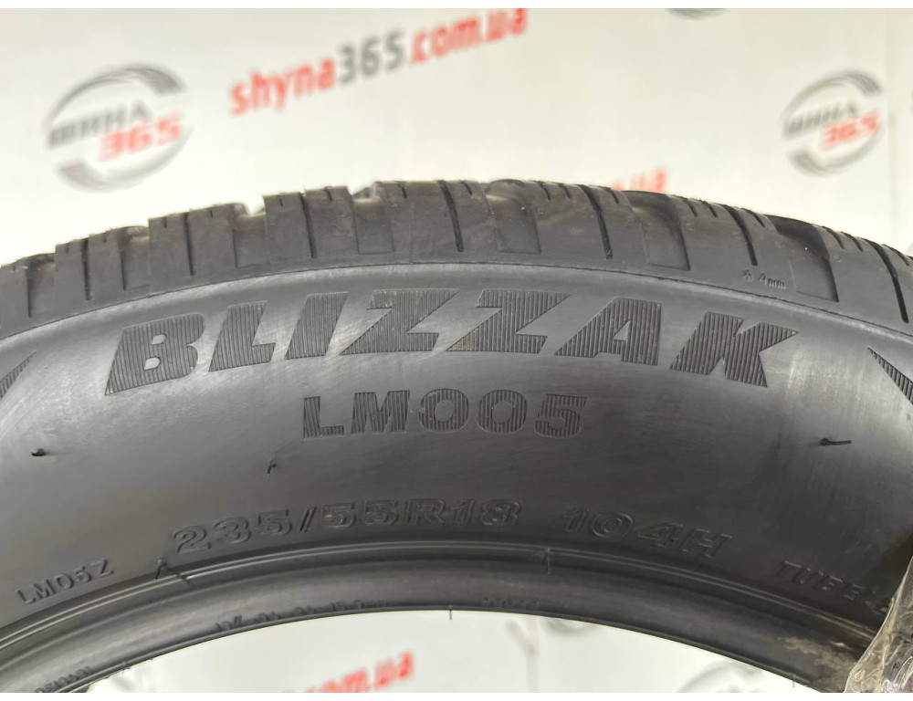 235/55 R18 BRIDGESTONE BLIZZAK LM005 5mm