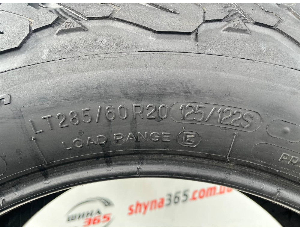 285/60 R20 BFGOODRICH ALL-TERRAIN T/A KO2 6mm