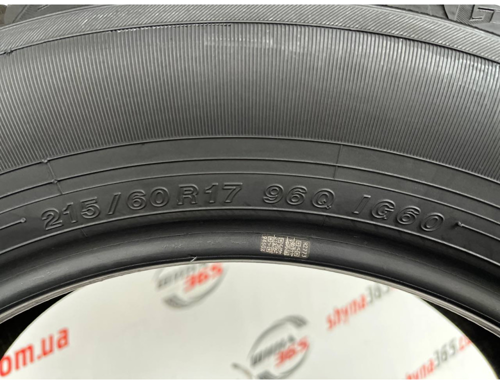 215/60 R17 YOKOHAMA ICE GUARD IG60 6mm