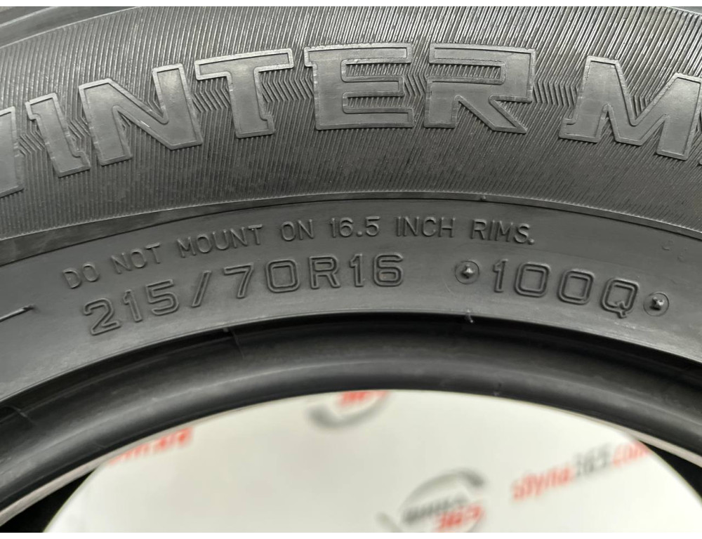 215/70 R16 DUNLOP WINTER MAXX SJ8 9mm