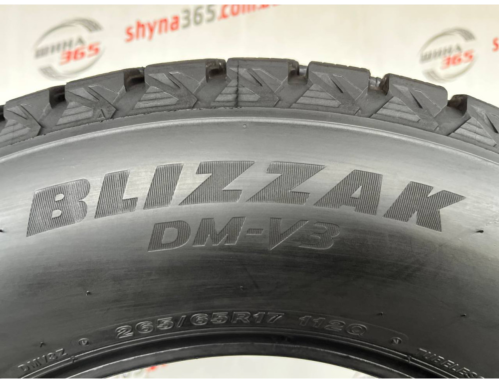 265/65 R17 BRIDGESTONE BLIZZAK DM-V3 9mm