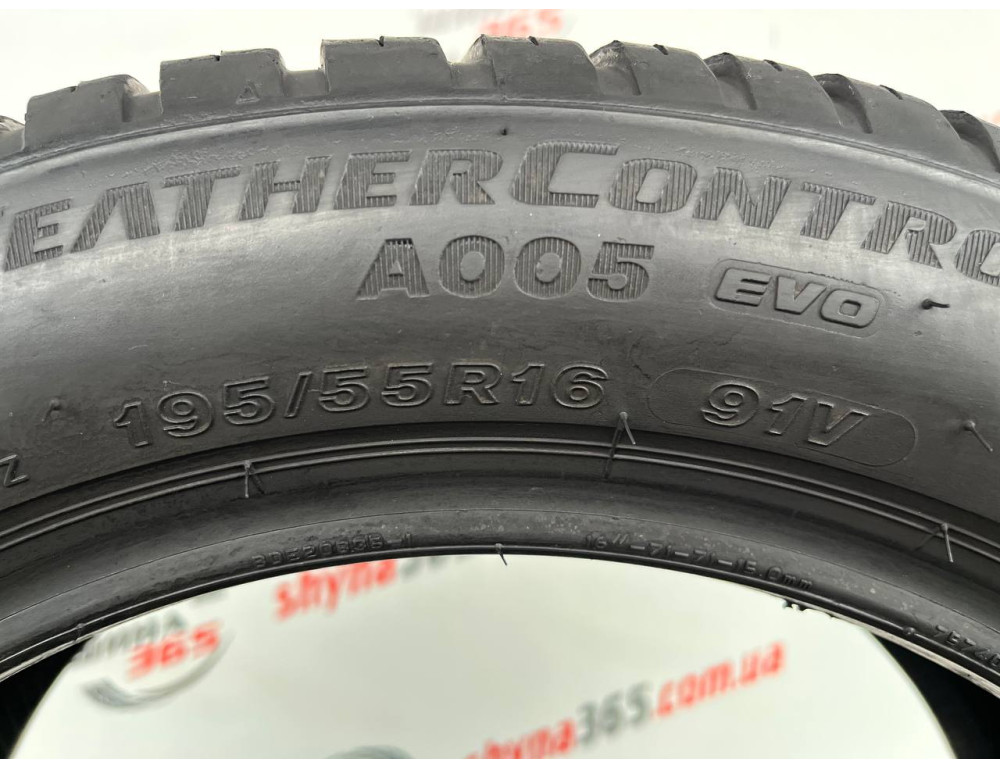 195/55 R16 BRIDGESTONE WEATHERCONTROL A005 EVO 6mm