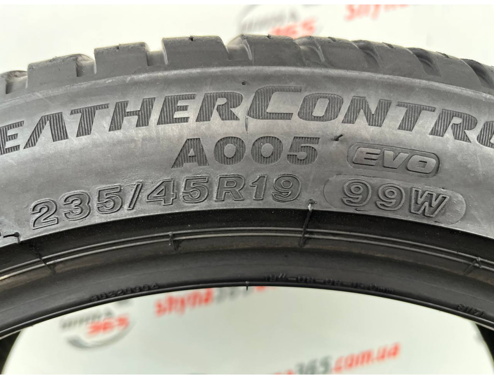 235/45 R19 BRIDGESTONE WEATHERCONTROL A005 EVO 6mm