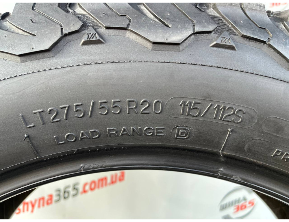 275/55 R20 BFGOODRICH ALL-TERRAIN T/A KO2 6mm