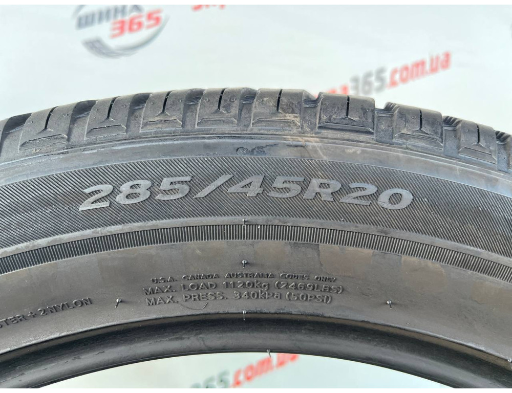 285/45 R20 HANKOOK KINERGY 4S 2X H750A 5mm