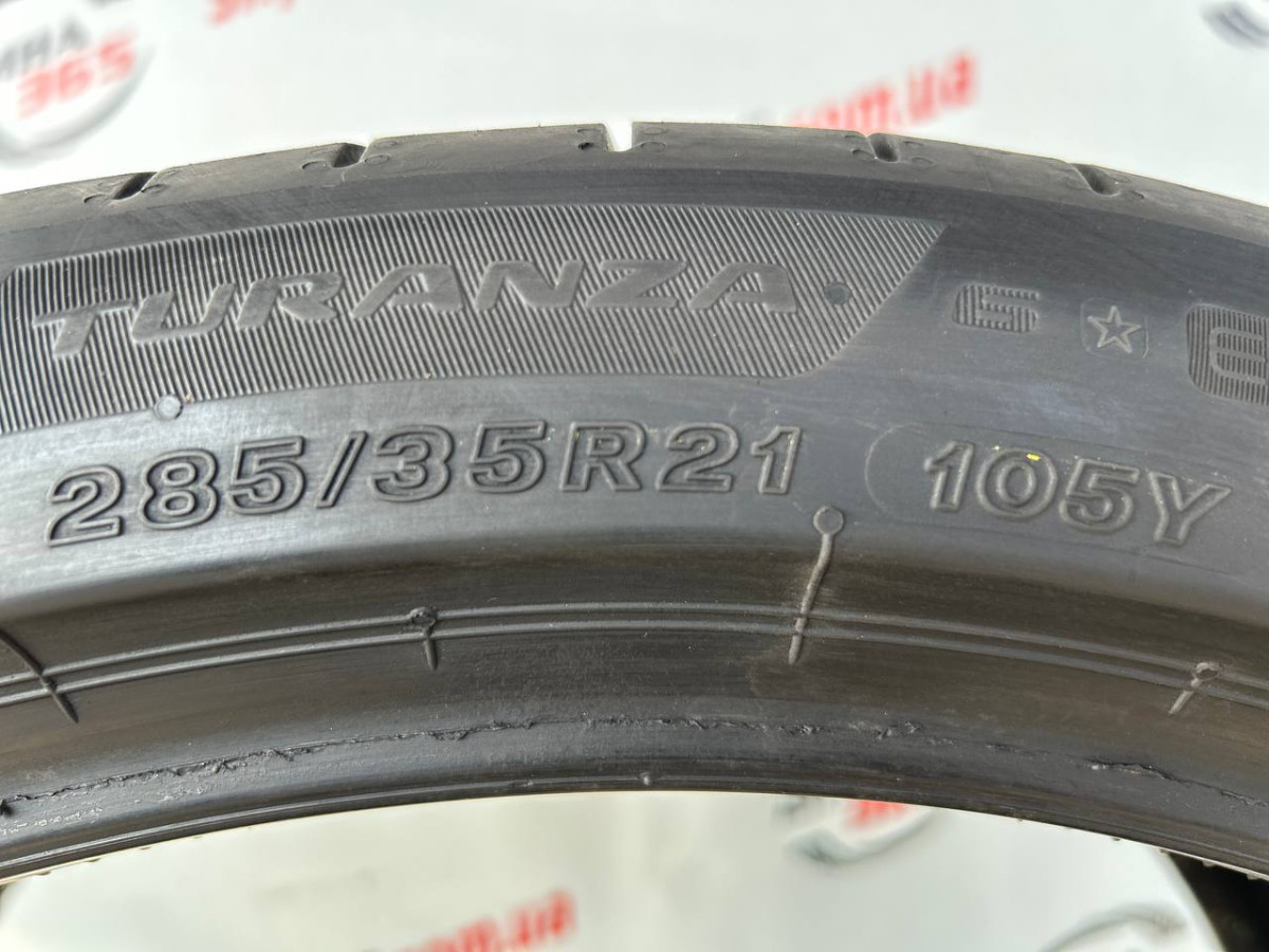 285/35 R21 BRIDGESTONE TURANZA 6 4mm