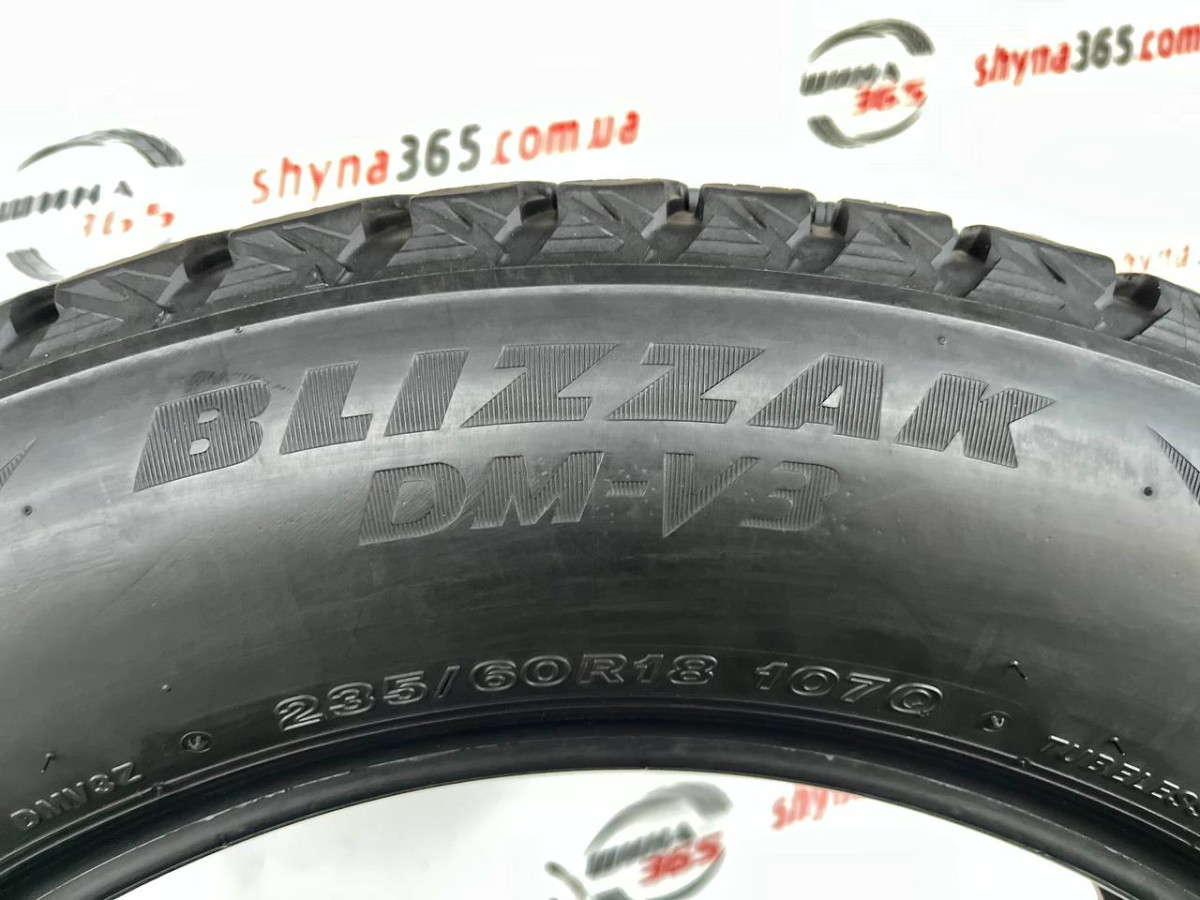 235/60 R18 BRIDGESTONE BLIZZAK DM-V3 8mm