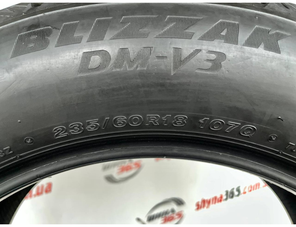 235/60 R18 BRIDGESTONE BLIZZAK DM-V3 8mm