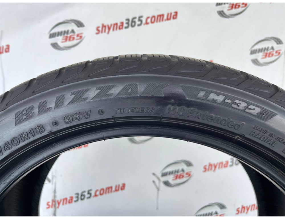 255/40 R18 BRIDGESTONE BLIZZAK LM-32 RUN FLAT 7mm