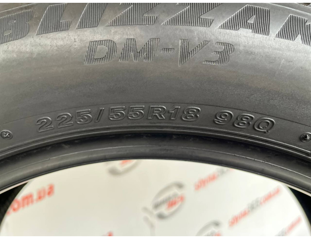225/55 R18 BRIDGESTONE BLIZZAK DM-V3 7mm