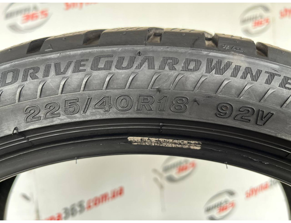 225/40 R18 BRIDGESTONE DRIVEGUARD WINTER RUN FLAT 5mm