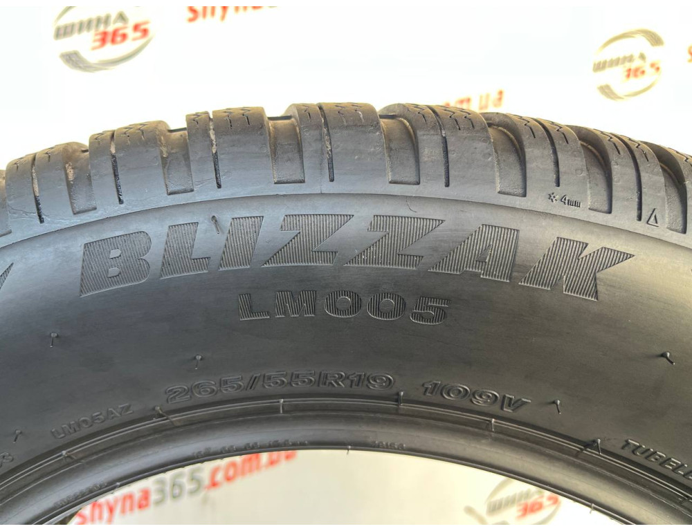 265/55 R19 BRIDGESTONE BLIZZAK LM005 6mm