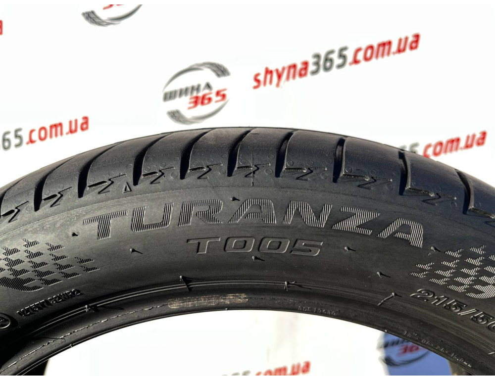 215/50 R18 BRIDGESTONE TURANZA T005 5mm