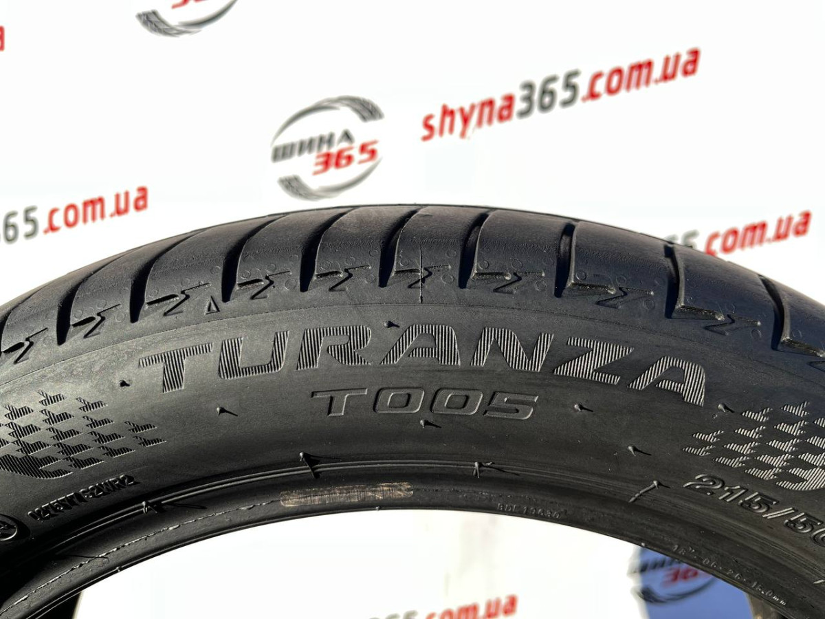 215/50 R18 BRIDGESTONE TURANZA T005 5mm