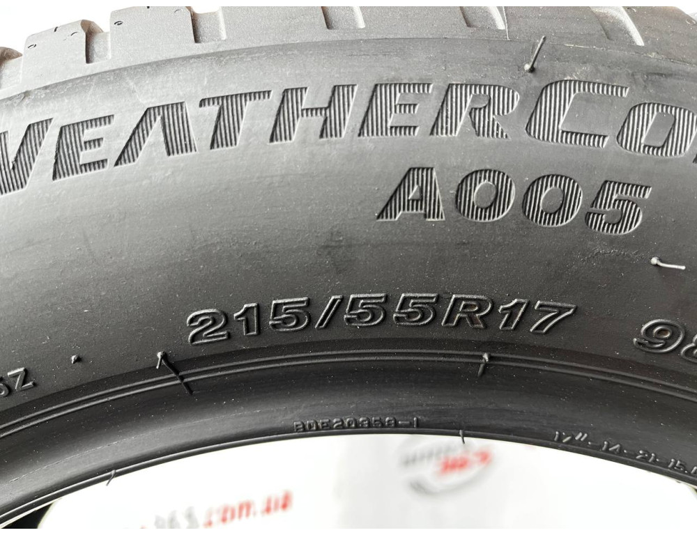 215/55 R17 BRIDGESTONE WEATHERCONTROL A005 6mm