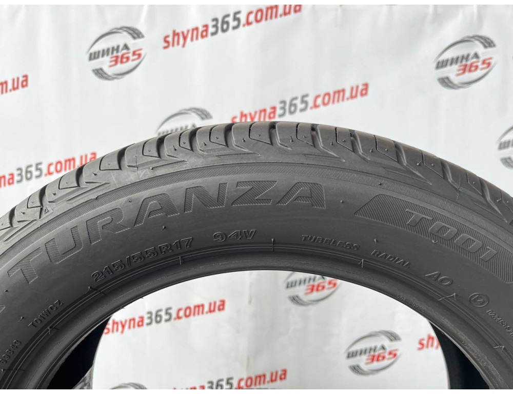 215/55 R17 BRIDGESTONE TURANZA T001 6mm