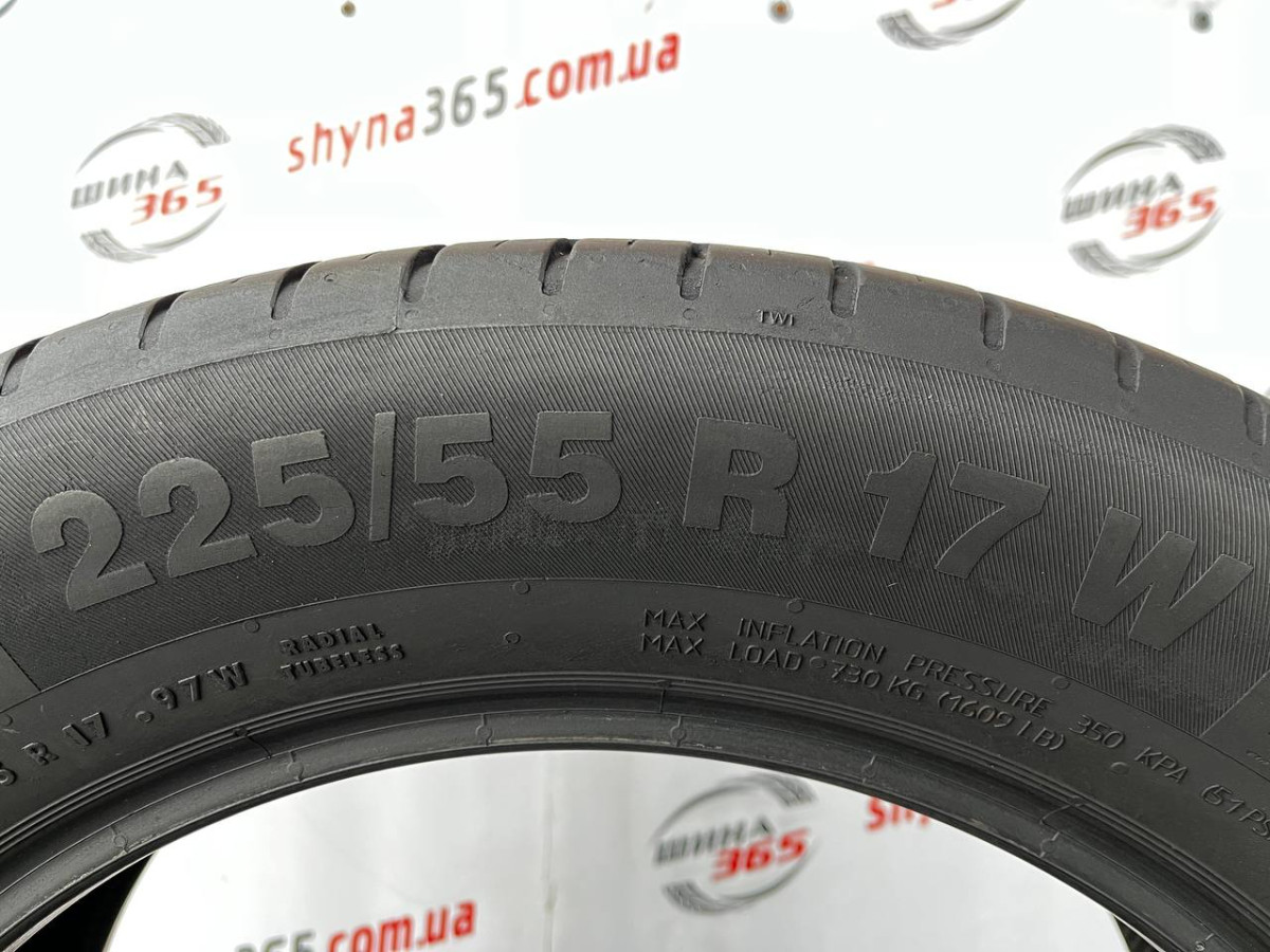 225/55 R17 CONTINENTAL CONTIECOCONTACT 5 5mm