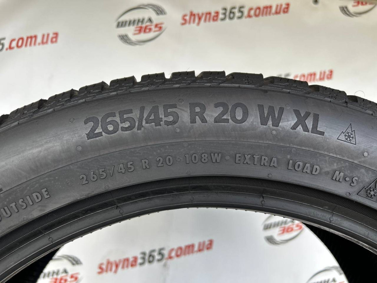265/45 R20 CONTINENTAL WINTERCONTACT TS860S 6mm