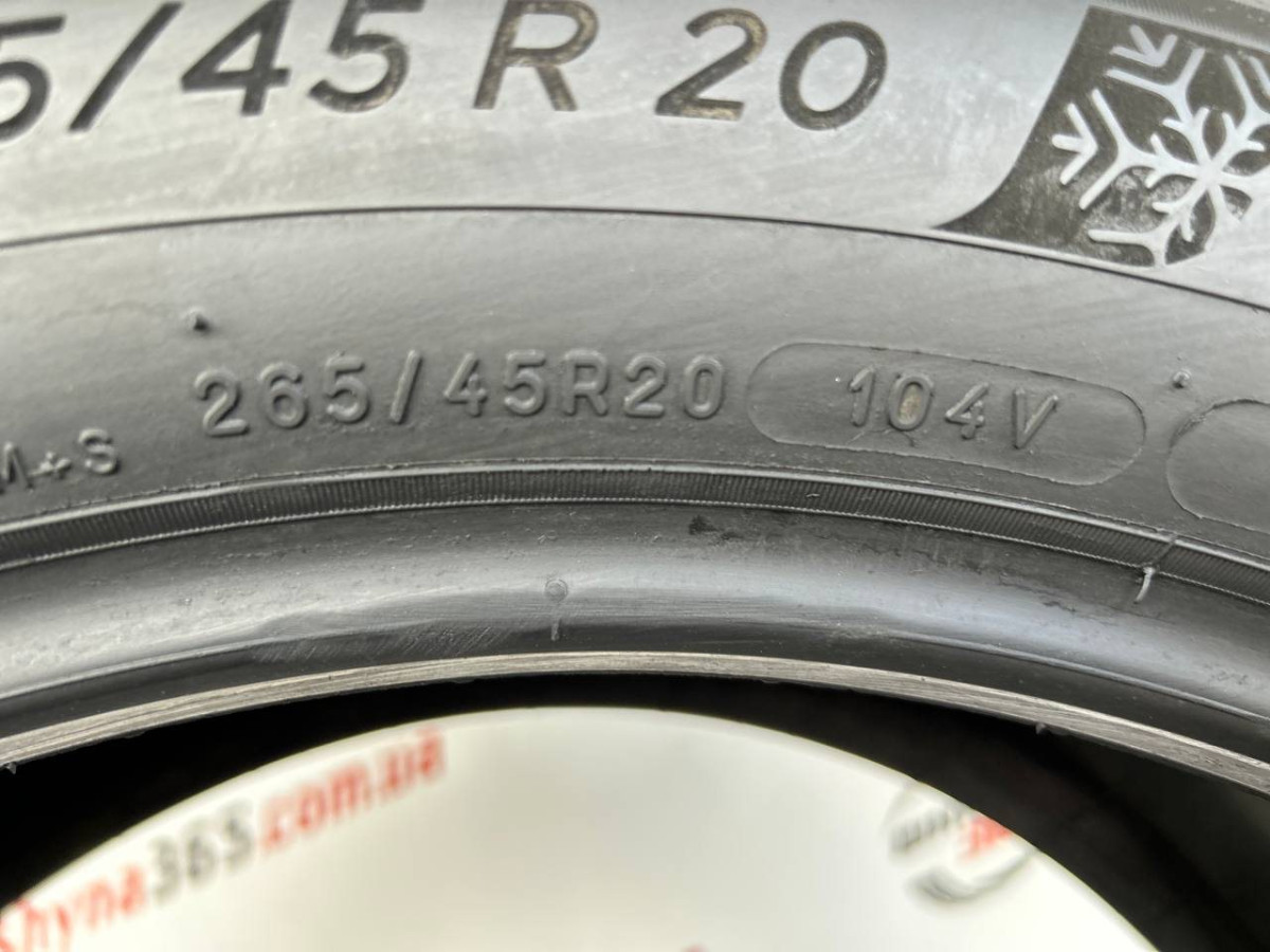 265/45 R20 MICHELIN PILOT ALPIN 5 SUV NO 6mm