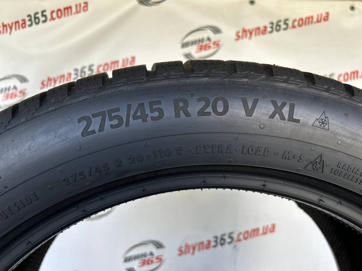 275/45 R20 CONTINENTAL WINTERCONTACT TS860S RUN FLAT 5mm