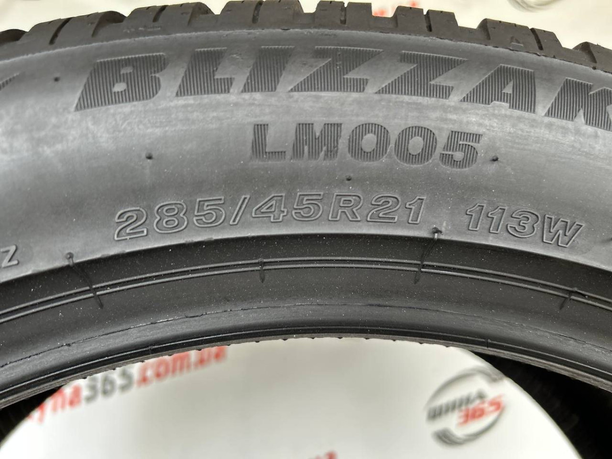 285/45 R21 BRIDGESTONE BLIZZAK LM005 5mm