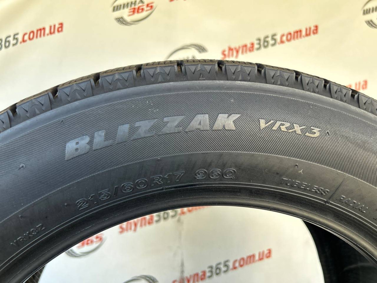 215/60 R17 BRIDGESTONE BLIZZAK VRX3 7mm