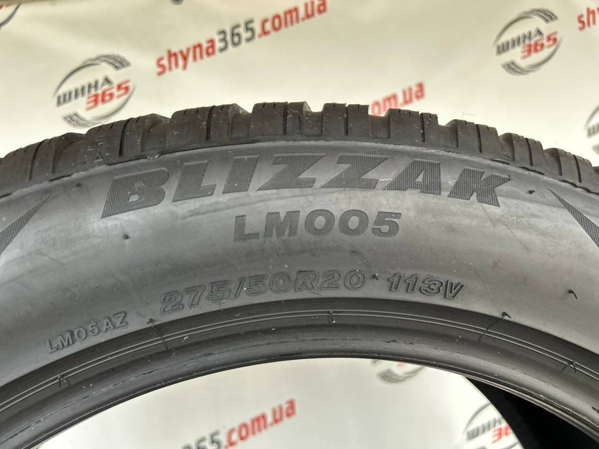 275/50 R20 BRIDGESTONE BLIZZAK LM005 4mm