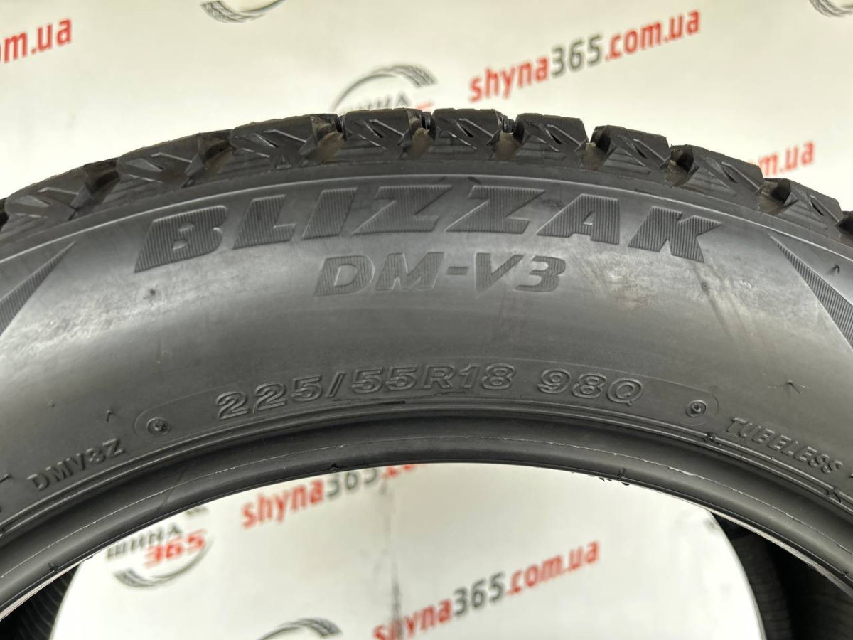 225/55 R18 BRIDGESTONE BLIZZAK DM-V3 8mm