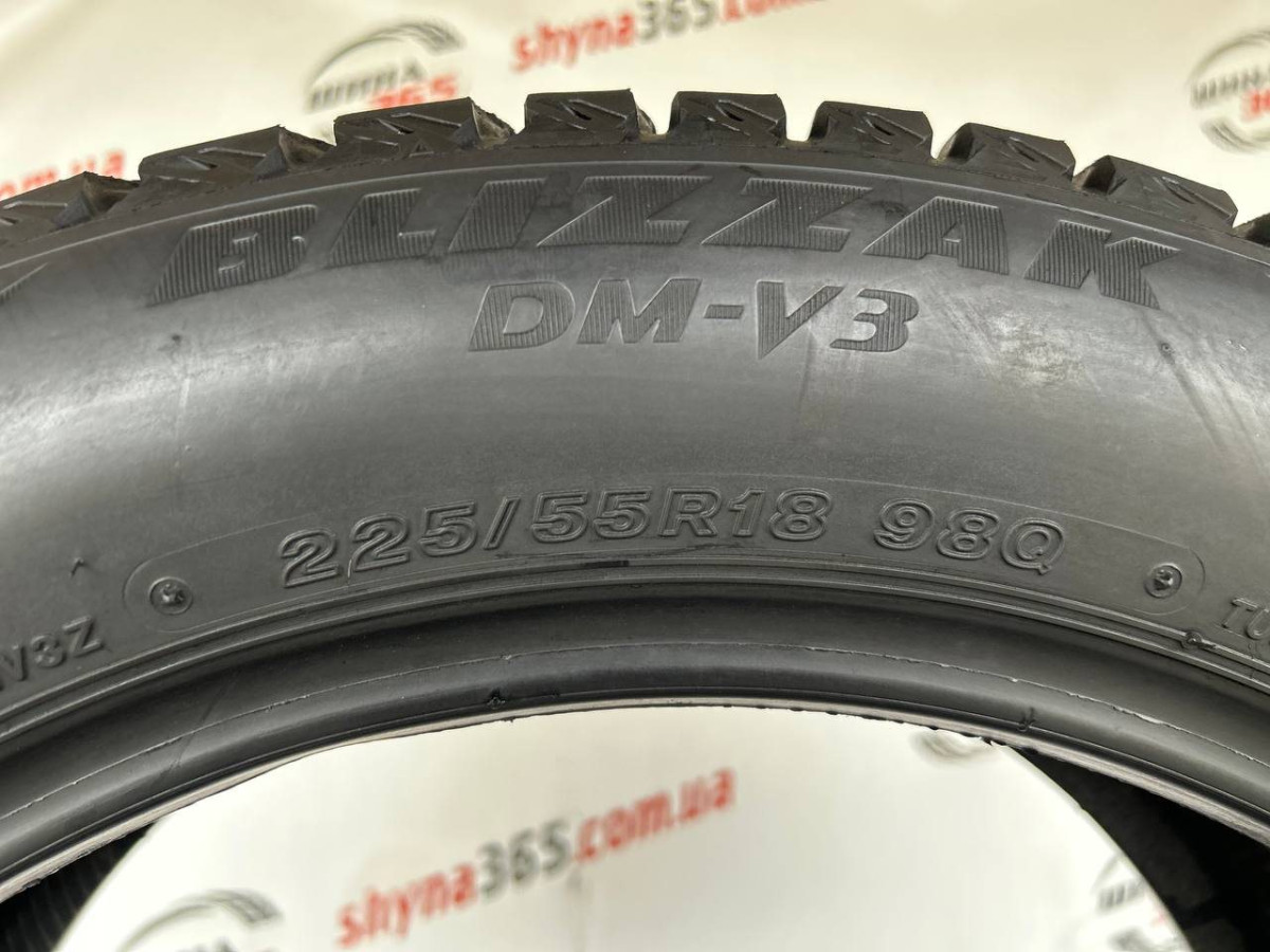 225/55 R18 BRIDGESTONE BLIZZAK DM-V3 8mm