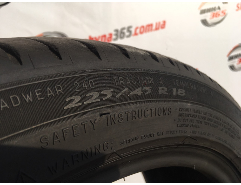 225/45 R18 MICHELIN PRIMACY 3 RUN FLAT 6mm
